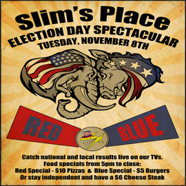 slims place election flyer