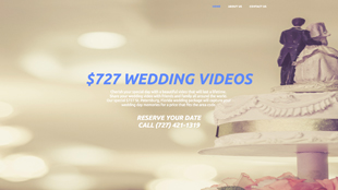727 Weddings Website